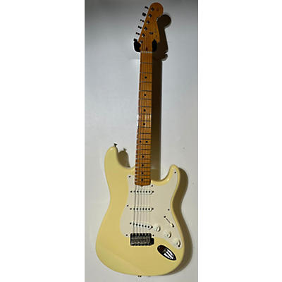 Fender Vintage 1996 Fender 1957 Reissue Stratocaster Vintage White Solid Body Electric Guitar