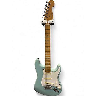 Vintage 1996 Fender AMERICAN STANDARD SONIC BLUE Solid Body Electric Guitar