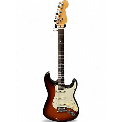 Vintage 1996 Fender American Standard Stratocaster 3 Tone Sunburst Solid Body Electric Guitar