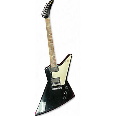 Vintage 1996 Gibson Explorer Black Solid Body Electric Guitar