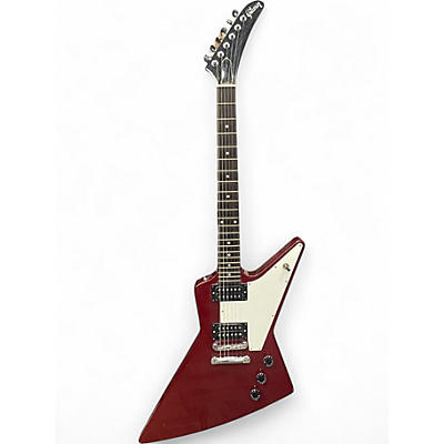 Vintage 1996 Gibson Explorer Wine Red Solid Body Electric Guitar
