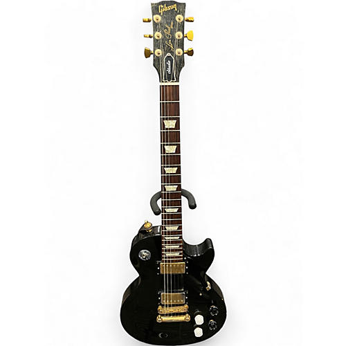 Vintage 1996 Gibson Les Paul Studio Black Solid Body Electric Guitar Black