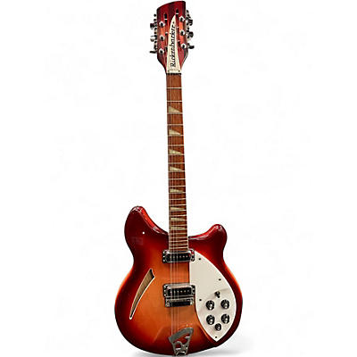 Vintage 1996 Rickenbacker 360/12 Fireglo Hollow Body Electric Guitar