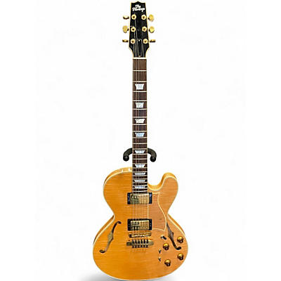 Vintage 1996 The Heritage ACADEMY DELUXE Natural Hollow Body Electric Guitar