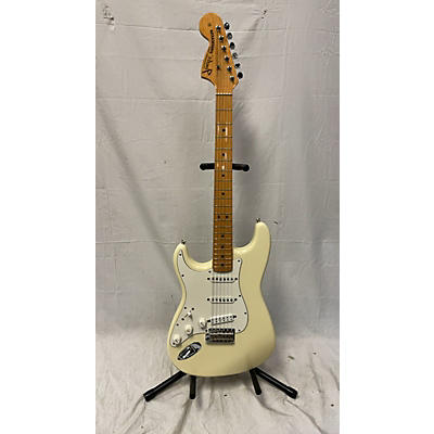 Fender Vintage 1997 Fender American Stratocaster Jimi Hendrix Tribute Olympic White Solid Body Electric Guitar