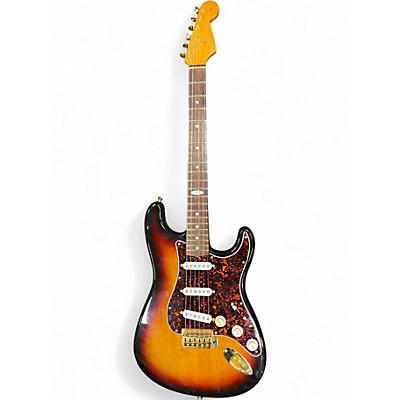 Vintage 1997 Fender Collector's Edition Stratocaster 3 Color Sunburst Solid Body Electric Guitar