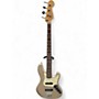 Vintage 1997 Fender Jazz Bass Deluxe Shoreline Gold Electric Bass Guitar Shoreline Gold