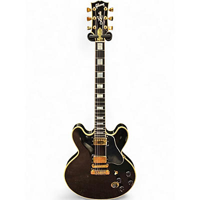 Vintage 1997 Gibson BB King Signature Lucille Black and Gold Hollow Body Electric Guitar