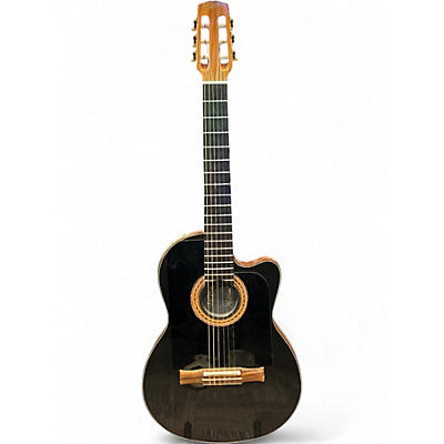 Vintage 1997 Gibson chet atkins Black Classical Acoustic Electric Guitar