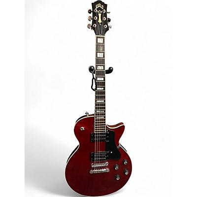 Vintage 1997 Guild Bluesbird AAA RED FLAME Solid Body Electric Guitar