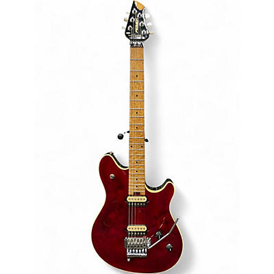 Vintage 1997 Peavey WOLFGANG CUSTOM CHERRY RED FLAME Solid Body Electric Guitar