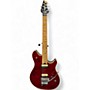 Vintage 1997 Peavey WOLFGANG CUSTOM CHERRY RED FLAME Solid Body Electric Guitar CHERRY RED FLAME