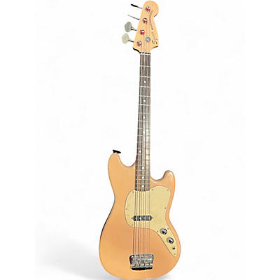 Vintage 1997 Squier Vista Musicmaster  Pink Electric Bass Guitar