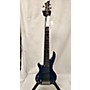 Vintage Curbow Vintage 1998 Curbow Petite Blueburst Electric Bass Guitar Blueburst