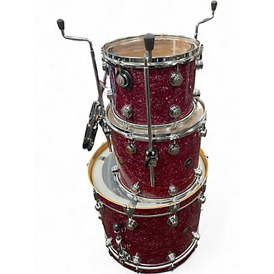 Vintage 1998 DW 3 Piece Collector's Series Wine Red Drum Kit
