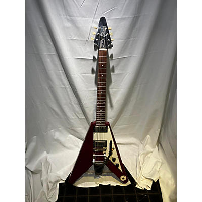 Gibson Vintage 1998 Gibson Flying V Lonnie Mack Cherry Solid Body Electric Guitar