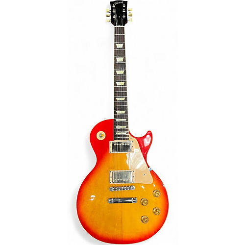 Vintage 1998 Gibson Les Paul Classic Cherry Sunburst Solid Body Electric Guitar Cherry Sunburst