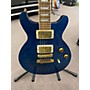 Vintage Gibson Vintage 1998 Gibson Les Paul Double Cut Blue Solid Body Electric Guitar Blue