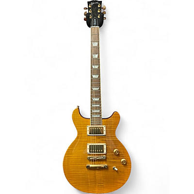 Vintage 1998 Gibson Les Paul Standard Double Cut Honey Blonde Solid Body Electric Guitar