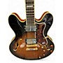 Vintage 1999 Epiphone Sheraton Tobacco Burst Hollow Body Electric Guitar Tobacco Burst