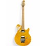 Vintage 1999 Ernie Ball Music Man Axis Translucent Gold Solid Body Electric Guitar Translucent Gold