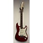 Vintage Fender Vintage 1999 Fender American Deluxe Stratocaster Trans Red Solid Body Electric Guitar Trans Red