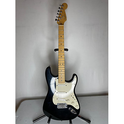 Fender Vintage 1999 Fender American Standard Stratocaster Black Solid Body Electric Guitar Black