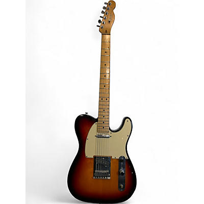 Vintage 1999 Fender American Standard Telecaster 3 Tone Sunburst Solid Body Electric Guitar