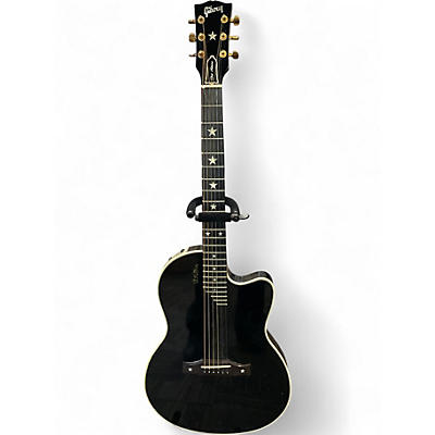 Vintage 1999 Gibson Chet Atkins SST Black Solid Body Electric Guitar