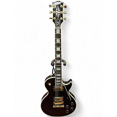 Vintage 1999 Gibson Les Paul Custom Ebony Solid Body Electric Guitar