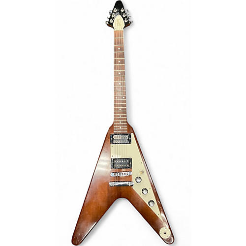 Vintage 1999 Gibson Limited Edition 58 Reissue Flying V Natural Solid Body Electric Guitar Natural