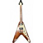 Vintage 1999 Gibson Limited Edition 58 Reissue Flying V Natural Solid Body Electric Guitar Natural