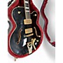 Vintage 1999 Gretsch Guitars BLACK FALCON 7593BK BLACK Hollow Body Electric Guitar BLACK