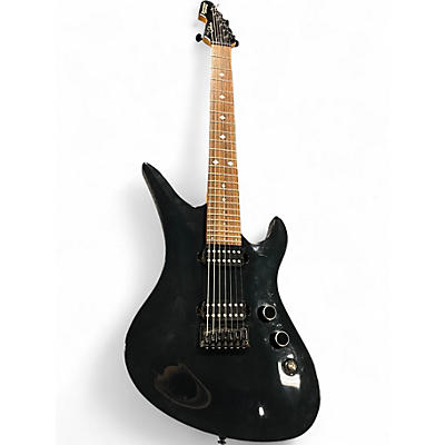 Vintage 1999 Schecter Guitar Research A7 Black Solid Body Electric Guitar