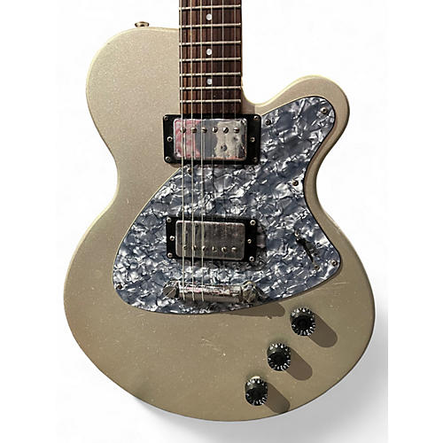 Vintage 1999 Yamaha AES500 Gold Solid Body Electric Guitar Gold