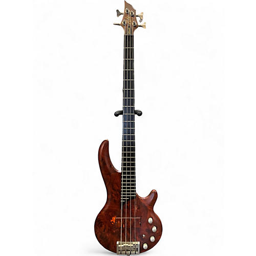 Vintage 2000s Cort Curt Corbow Signature Natural Electric Bass Guitar Natural