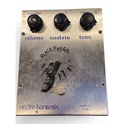 Vintage 2000s Electro-Harmonix Classics Black Finger Compressor Effect Pedal