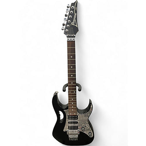 Vintage 2001 Ibanez JEM7D Steve Vai Signature Black Solid Body Electric Guitar Black
