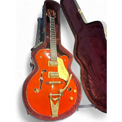 Gretsch Guitars Vintage 2002 Gretsch Guitars G6120 Chet Atkins Signature Orange Hollow Body Electric Guitar