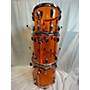 Vintage Ludwig Vintage 2002 Ludwig 5 piece Bonham Reissue Orange Drum Kit Orange