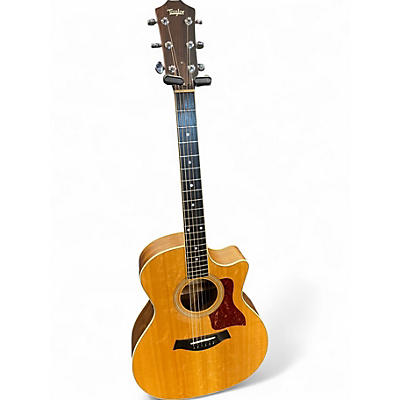 Vintage 2002 Taylor 414CE Natural Acoustic Electric Guitar