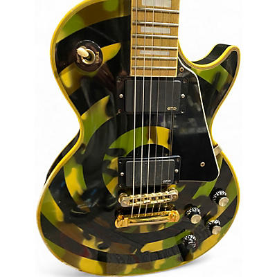 Vintage 2003 Gibson Zakk Wylde Signature Les Paul CAMO SWIRL  Solid Body Electric Guitar