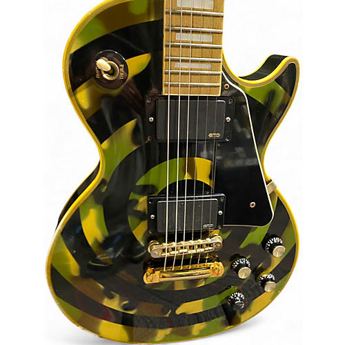 Vintage 2003 Gibson Zakk Wylde Signature Les Paul CAMO SWIRL  Solid Body Electric Guitar CAMO SWIRL