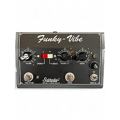 Vintage 2019 Sabbadius Custom Shop Funky-Vibe Effect Pedal
