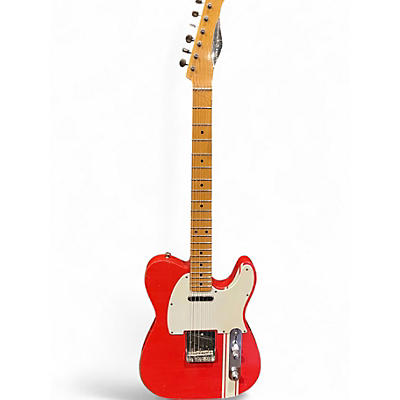 Vintage 2022 John Cruz Custom Guitars PREMIER FIFTY CROSSVILLE TL FIESTA RED Solid Body Electric Guitar
