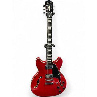 Vintage 2023 Grote 335 Red Hollow Body Electric Guitar