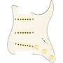 920d Custom Vintage American Loaded Pickguard for Strat With Aged White Pickups and S5W-BL-V Wiring Harness Parchment