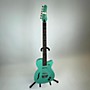 Used Danelectro Vintage Baritone Hollow Body Electric Guitar dark aqua