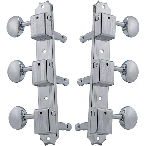 Grover Vintage Deluxe 138 Series Tuning Machines Chrome