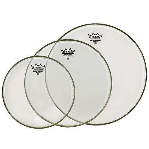 Vintage Emperor Tom Drumhead Pack (Clear)